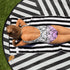 Asexual Pride Aloha One-Piece Swimsuit